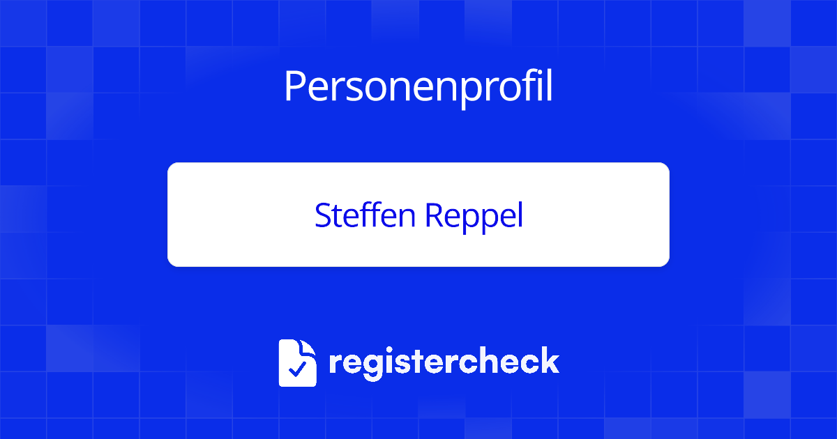 Steffen Reppel, Netphen | Registercheck